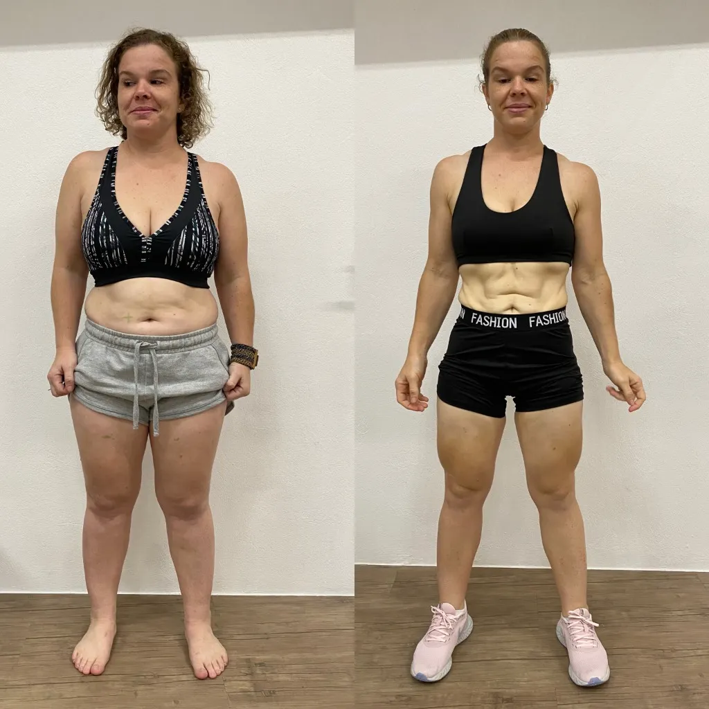 Antes e Depois de Giovana